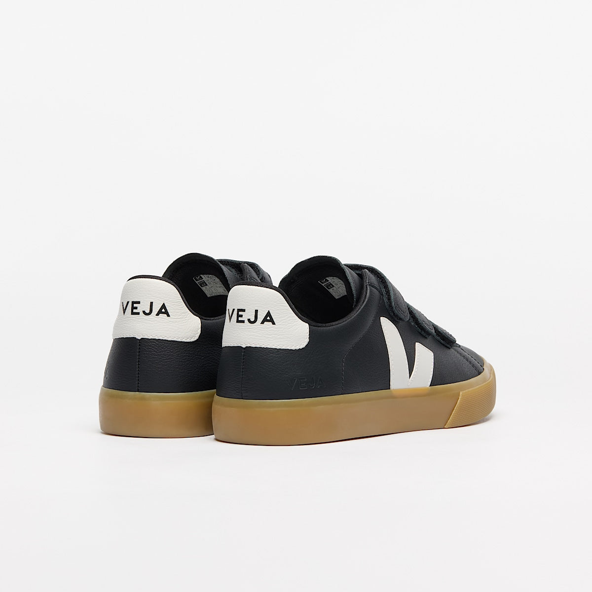 VEJA Recife Leather Black White - Image 3