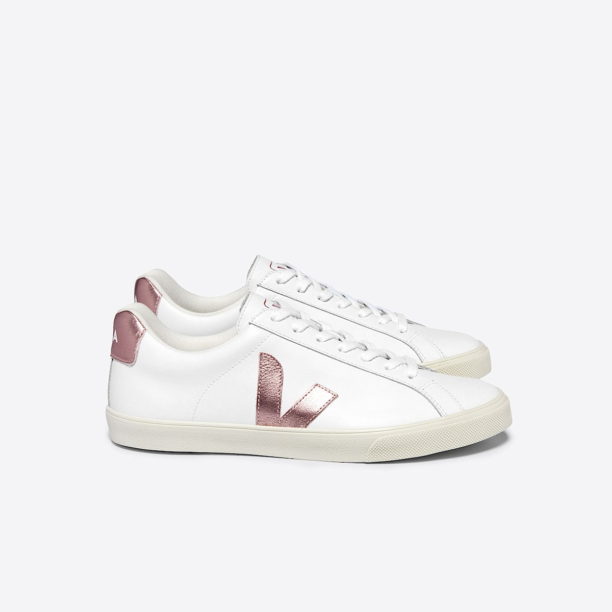 VEJA Esplar Leather White Nacre