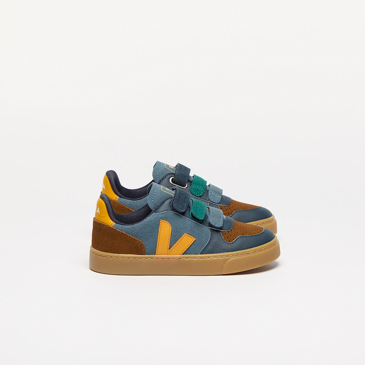 VEJA V-10 Suede California Ouro Natural