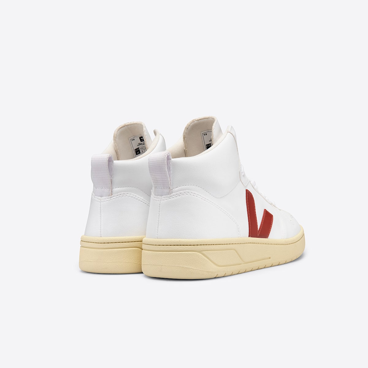 VEJA V-15 CWL White Rouille Butter Sole - Image 3