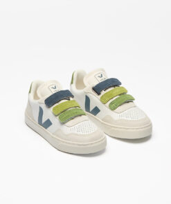 Alternative view of VEJA V-90 Leather Multico White California