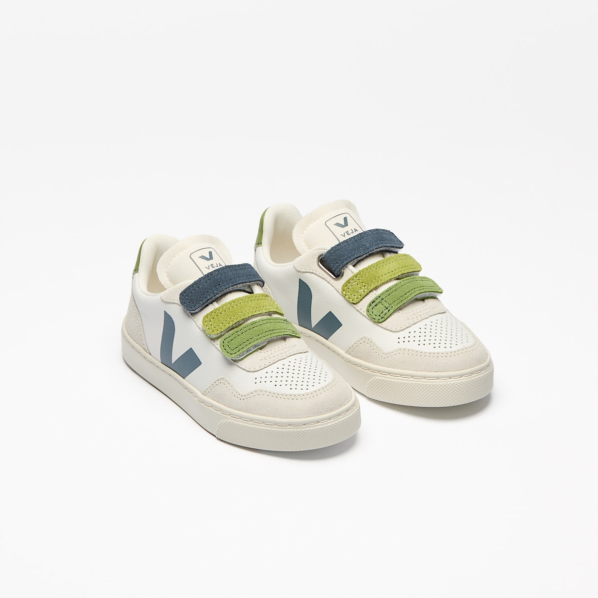 VEJA V-90 Leather Multico White California - Image 2
