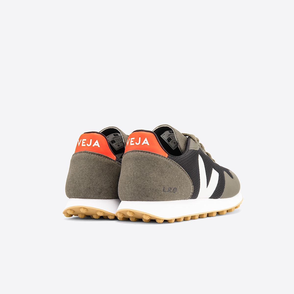 VEJA Sdu Alveomesh Black White Kaki - Image 3