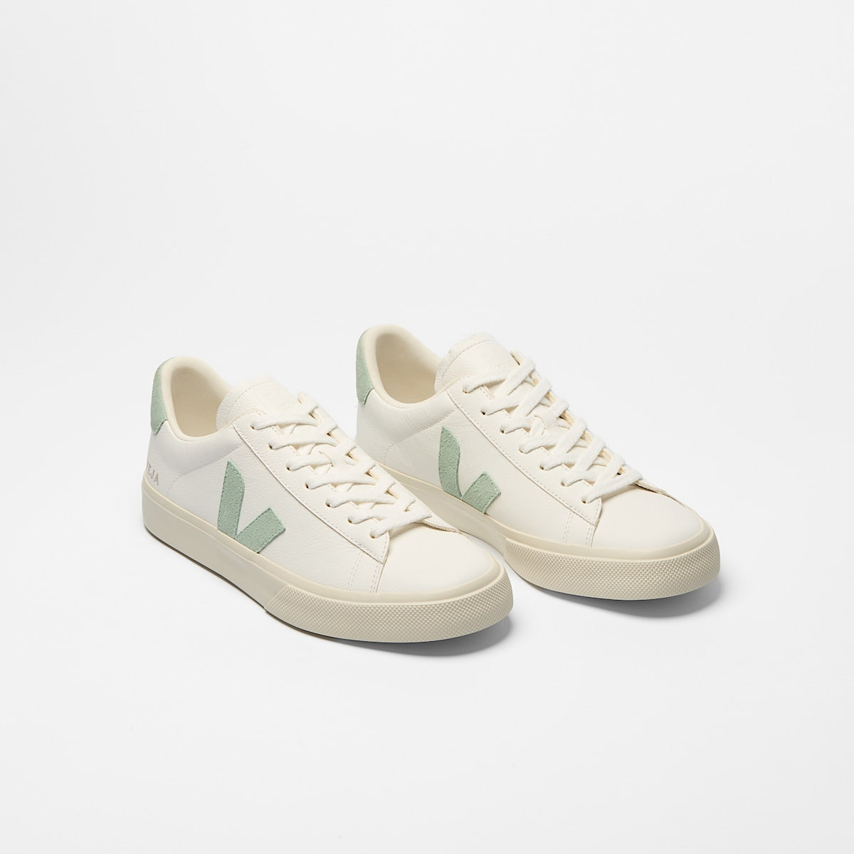 VEJA Campo Leather White Matcha - Image 2