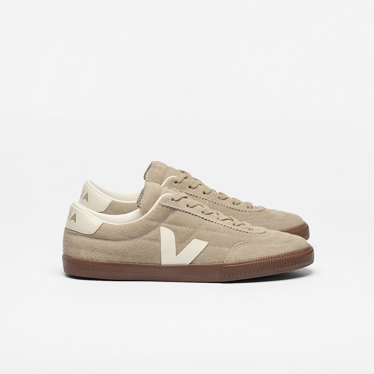 VEJA Panenka Suede Taupe Pierre Bark