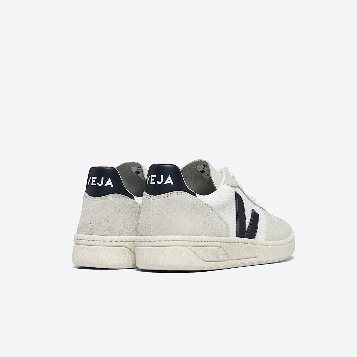 VEJA V-10 B-MESH White Nautico - Image 3