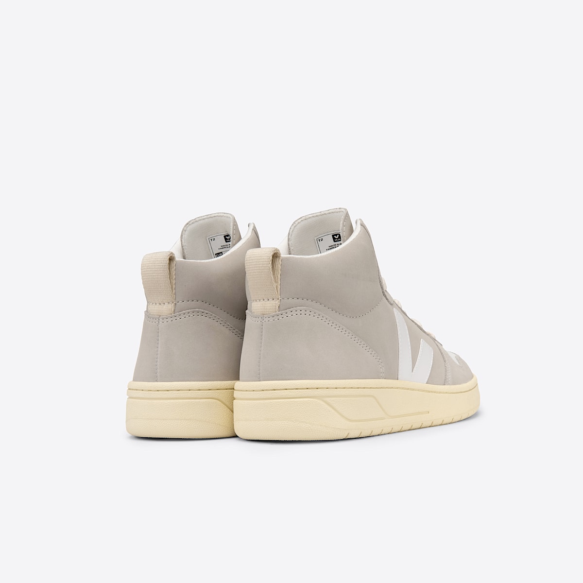 VEJA V-15 Nubuck Natural White - Image 3