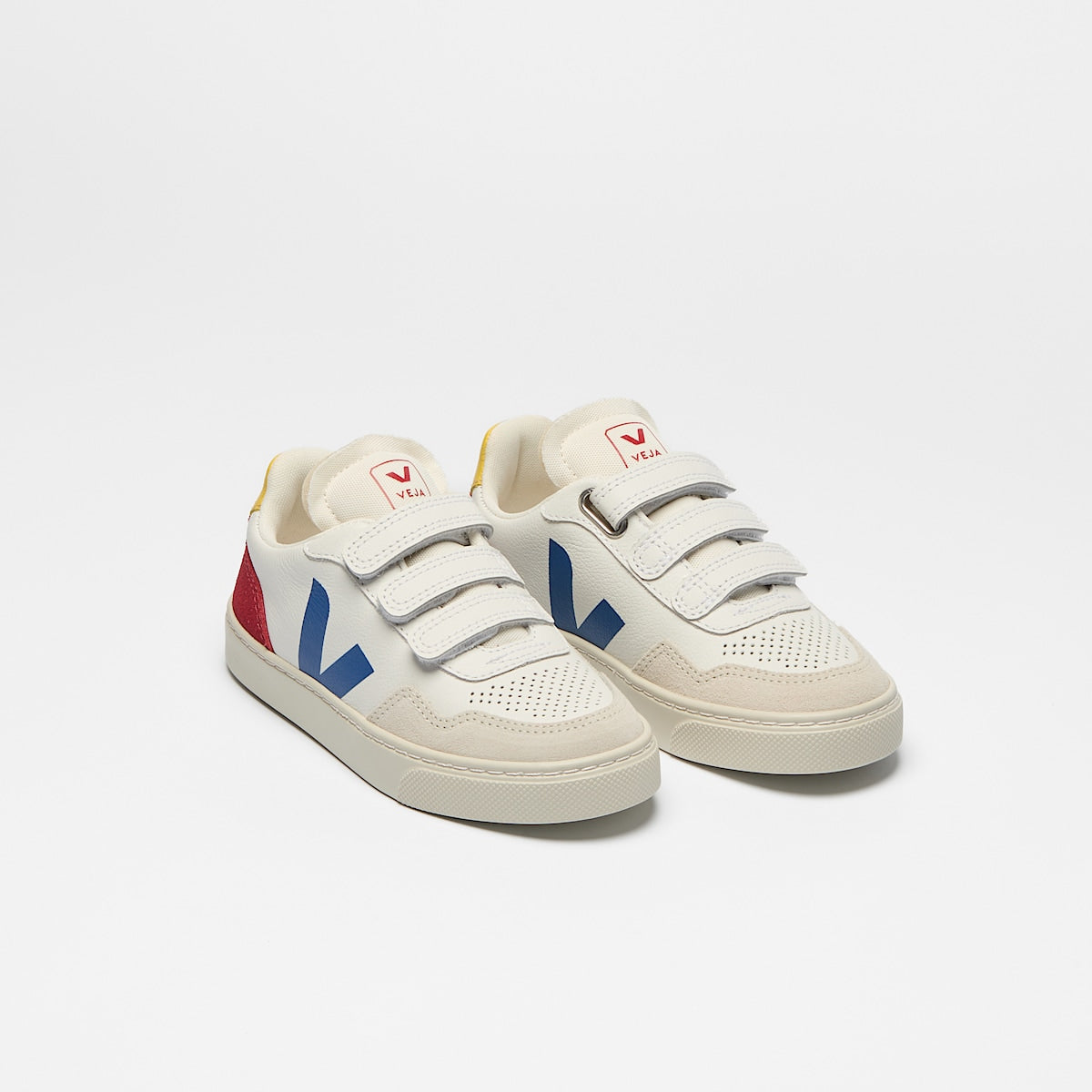 VEJA V-90 Leather White Indigo Pepper - Image 2
