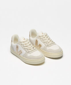 Alternative view of VEJA V-10 Leather White Platine Natural