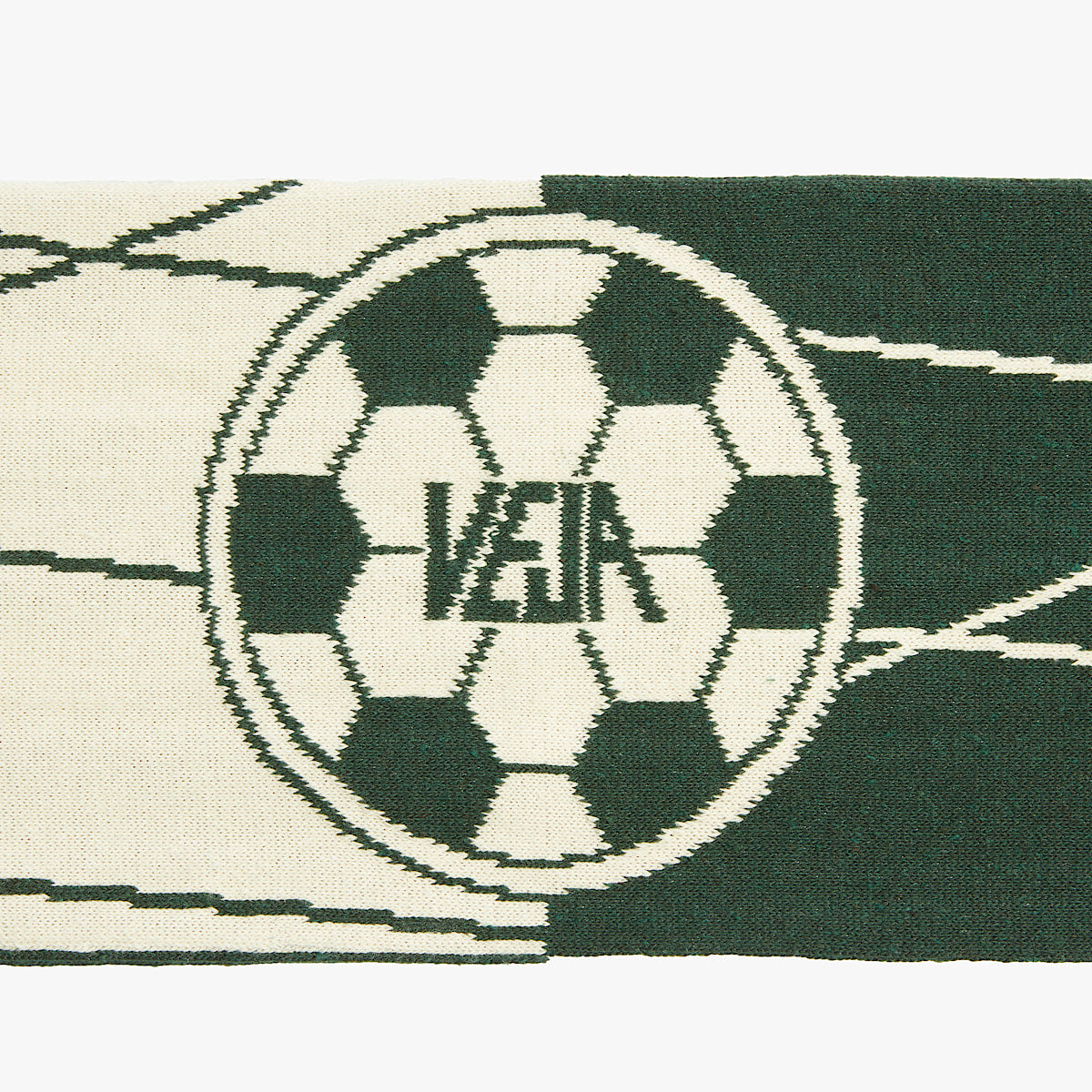 VEJA Scarf Panenka Cotton Dark Green - Image 4