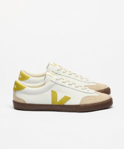 VEJA Volley Leather White Liquor Bark