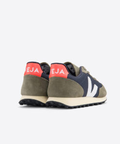 Alternative view of VEJA Rio Branco Alveomesh Nautico White Orange Fluo