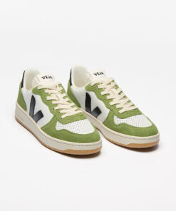 Alternative view of VEJA V-10 Leather White Black Kiwi