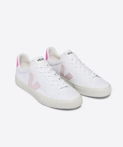 Alternative view of VEJA Campo Canvas White Petale Sari
