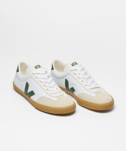 Alternative view of VEJA Volley Canvas White Cyprus Natural