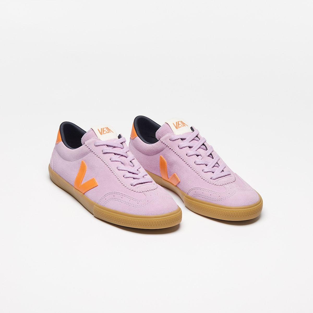 VEJA Volley Suede Orchid Fury Natural - Image 2