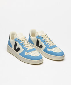Alternative view of VEJA V-10 Leather Pure Black Aqua