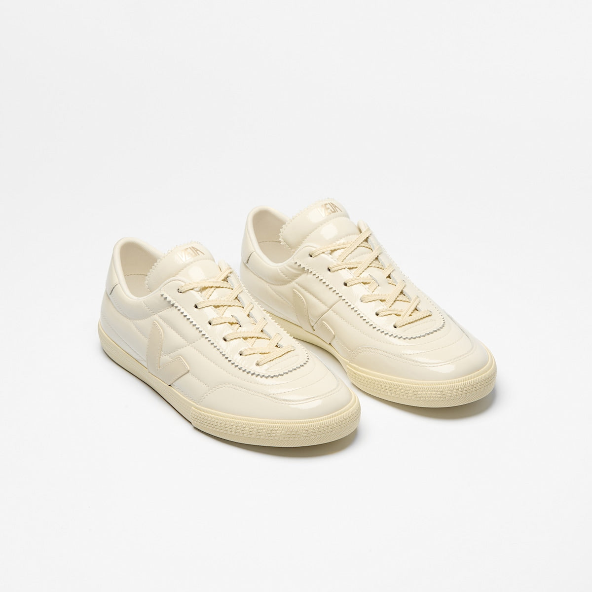 VEJA Panenka Patent Leather Off White Natural - Image 2