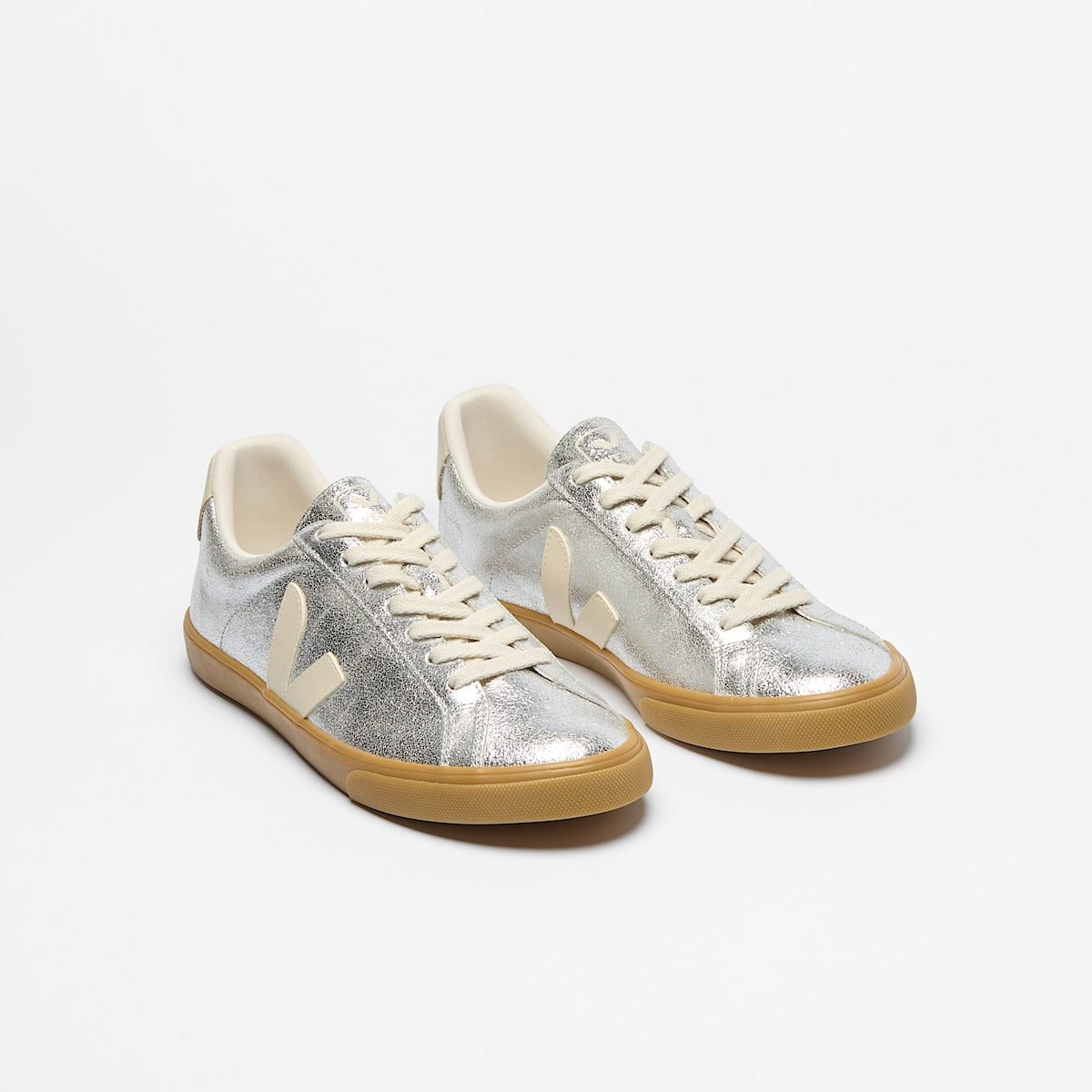 VEJA Esplar Suede Silver Pierre Natural - Image 3