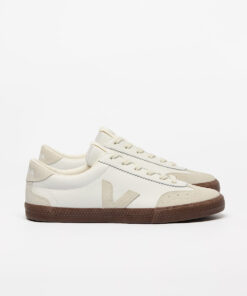 VEJA Volley Leather White Natural Bark