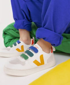 Alternative view of VEJA V-10 Leather Multico White Ouro