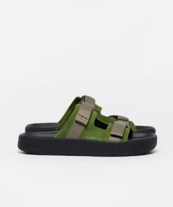 VEJA Arpoador Suede Militar Kaki Black