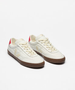 Alternative view of VEJA Panenka Leather White Pierre Pekin Bark