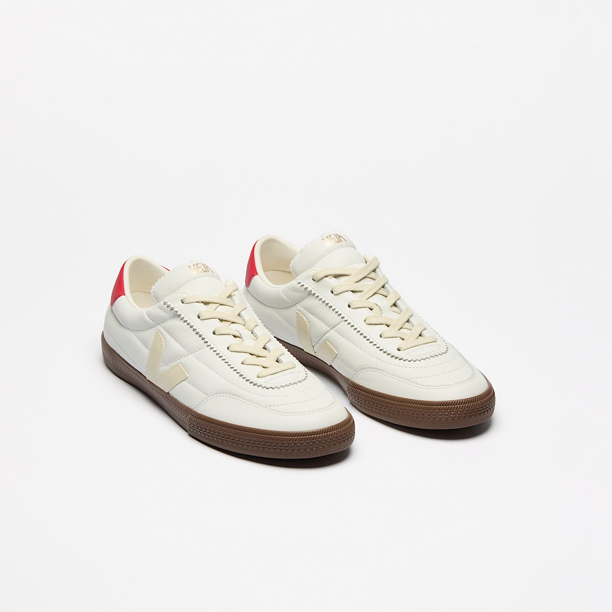 VEJA Panenka Leather White Pierre Pekin Bark - Image 2