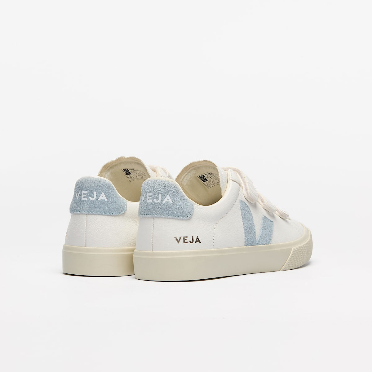 VEJA Recife Leather White Steel - Image 3