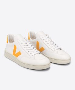 Alternative view of VEJA V-12 Leather White Ouro
