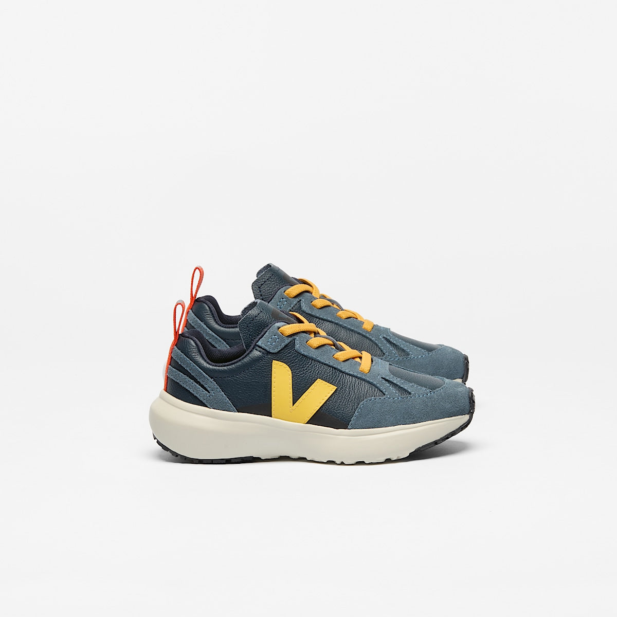 VEJA Canary Elastic Laces Leather Nautico Tonic