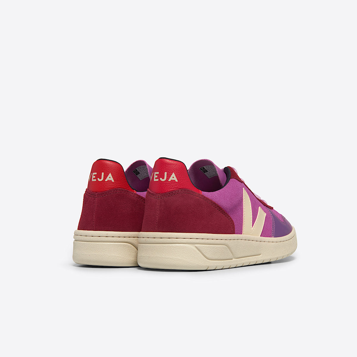 VEJA V-10 Suede Multico Ultraviolet Calcaire - Image 3