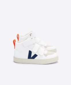 VEJA V-10 Mid CWL White Cobalt Orange Fluo