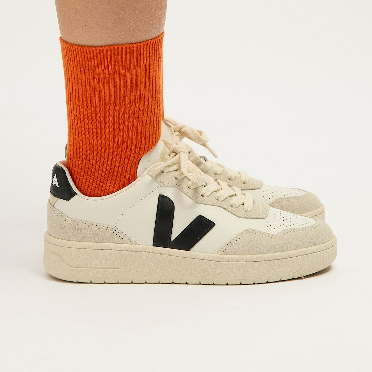 VEJA Everyday Socks Cotton Jaffa Orange - Image 2