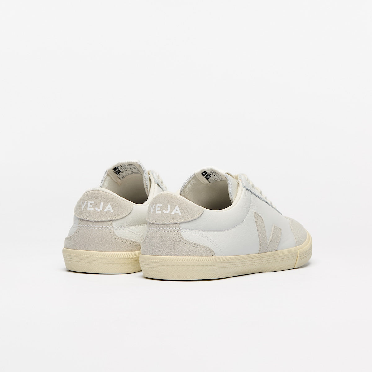 VEJA Volley Leather White Natural - Image 3