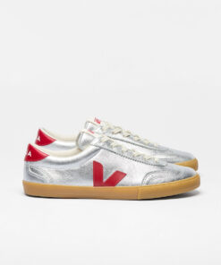 VEJA Volley Leather Silver Pepper