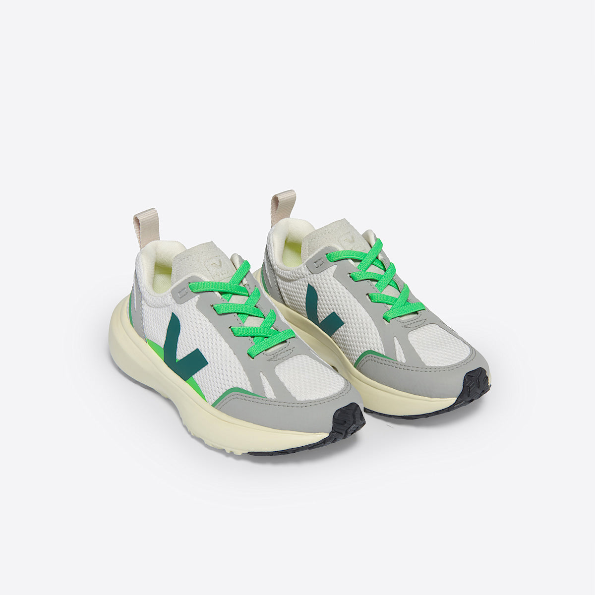 VEJA Canary Elastic Laces Alveomesh Gravel Brittany - Image 3