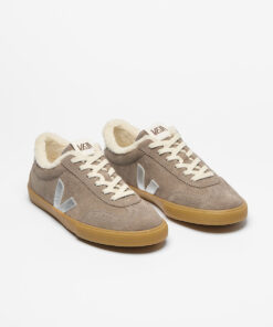 Alternative view of VEJA Volley Furred Suede Moonrock Silver