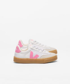 VEJA Volley Elastic Laces Aircell White Malibu Natural