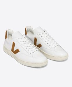 Alternative view of VEJA V-12 Leather White Camel