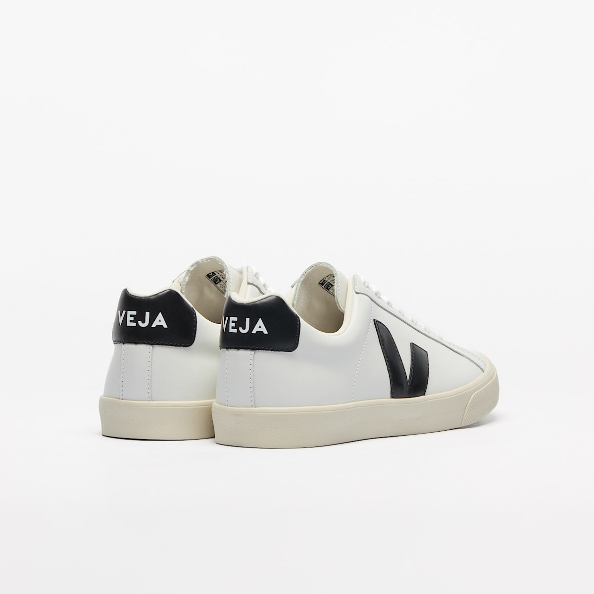 VEJA Esplar Leather White Black - Image 3