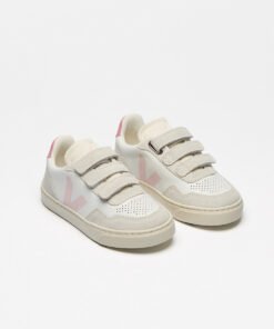 Alternative view of VEJA V-90 Leather White Petale