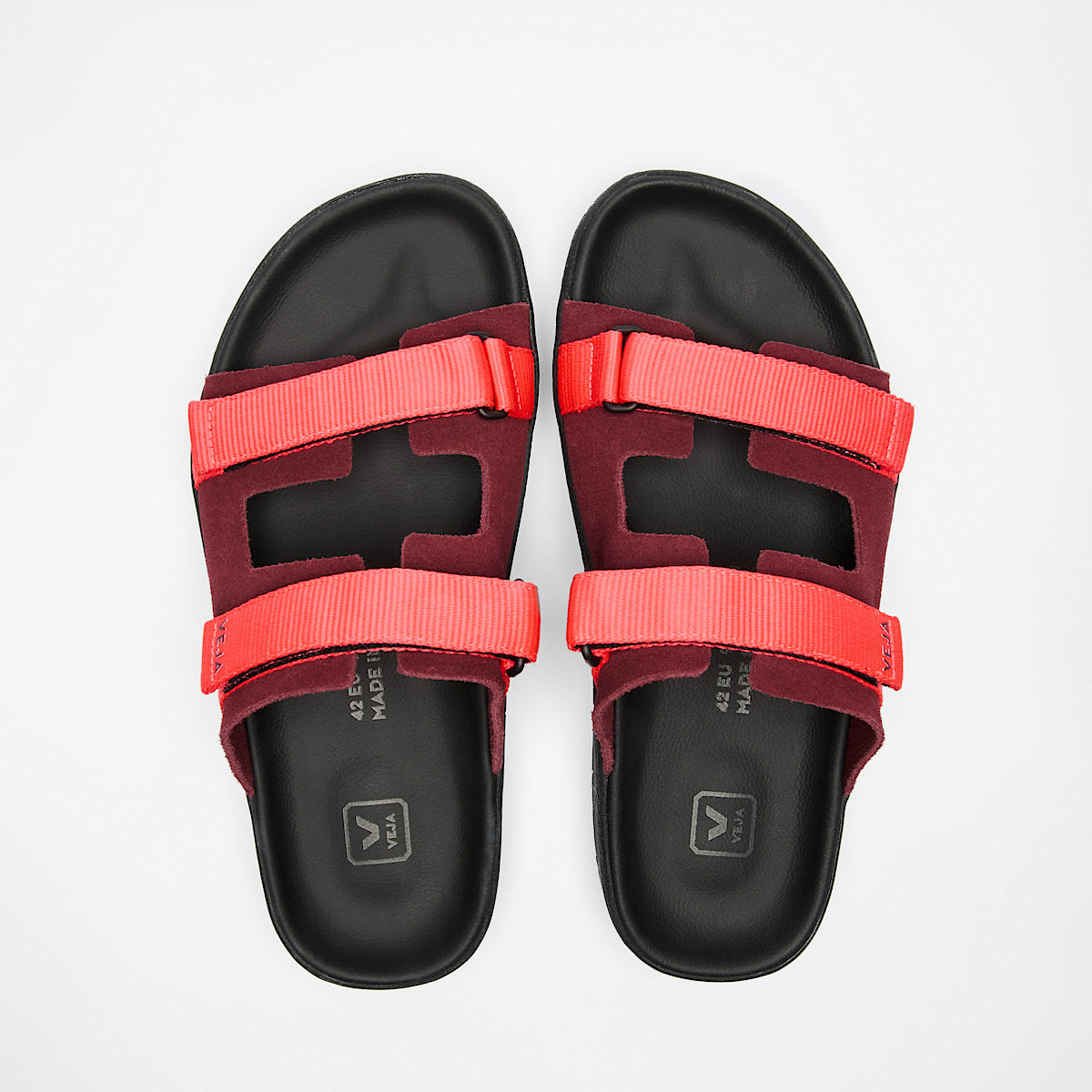 VEJA Arpoador Suede Amarante Rose Fluo Black - Image 3