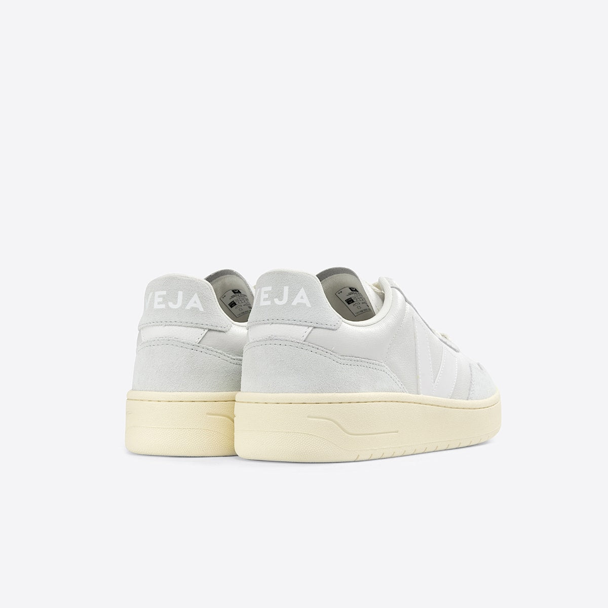 VEJA V-90 Leather Gravel White - Image 3