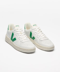 Alternative view of VEJA V-10 Leather White Emeraude