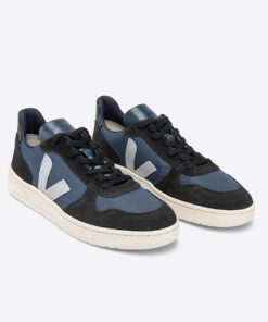 Alternative view of VEJA V-10 Ripstop Nautico Oxford Grey Black
