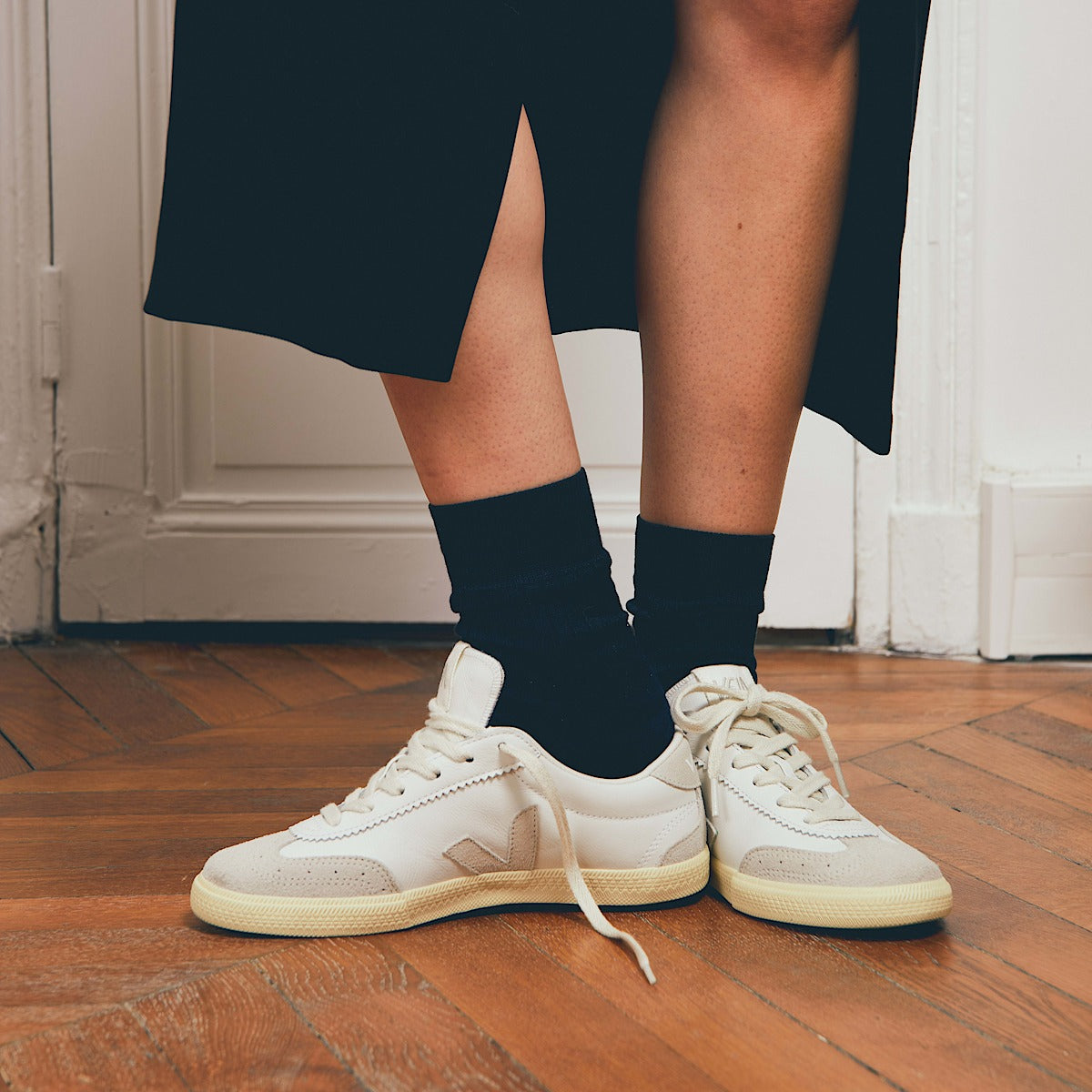 VEJA Volley Leather White Natural - Image 4