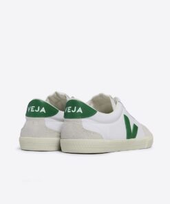 Alternative view of VEJA Volley Canvas White Emeraude