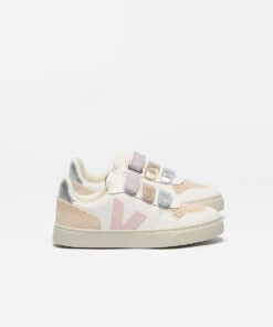 VEJA V-10 Leather White Petale