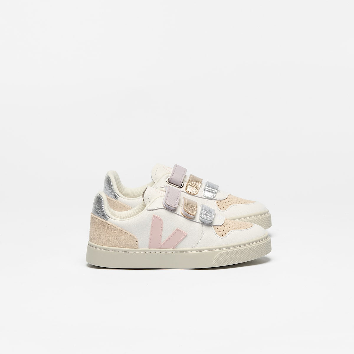VEJA V-10 Leather White Petale